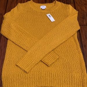 Old Navy Knit Yellow Sweater